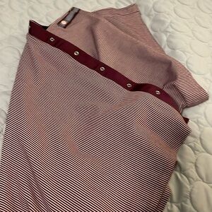 Lululemon scarf maroon striped